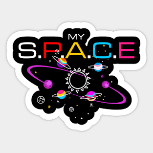 my space Sticker